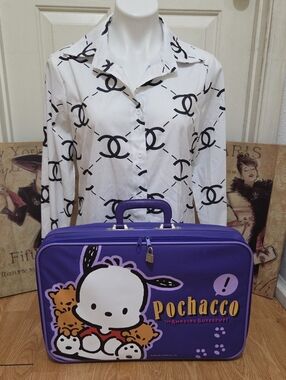 Y2K Pochacco Purple Carry Bag